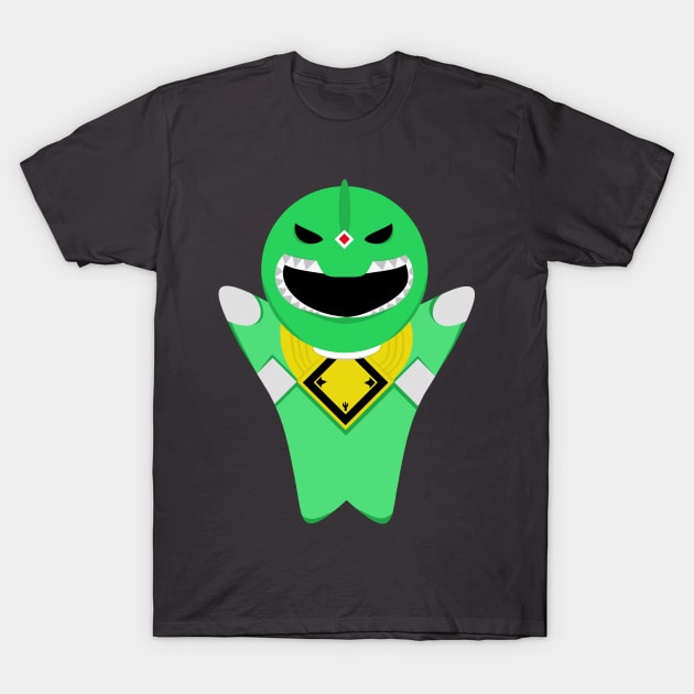 mini green ranger T-Shirt by prettyguardianstudio